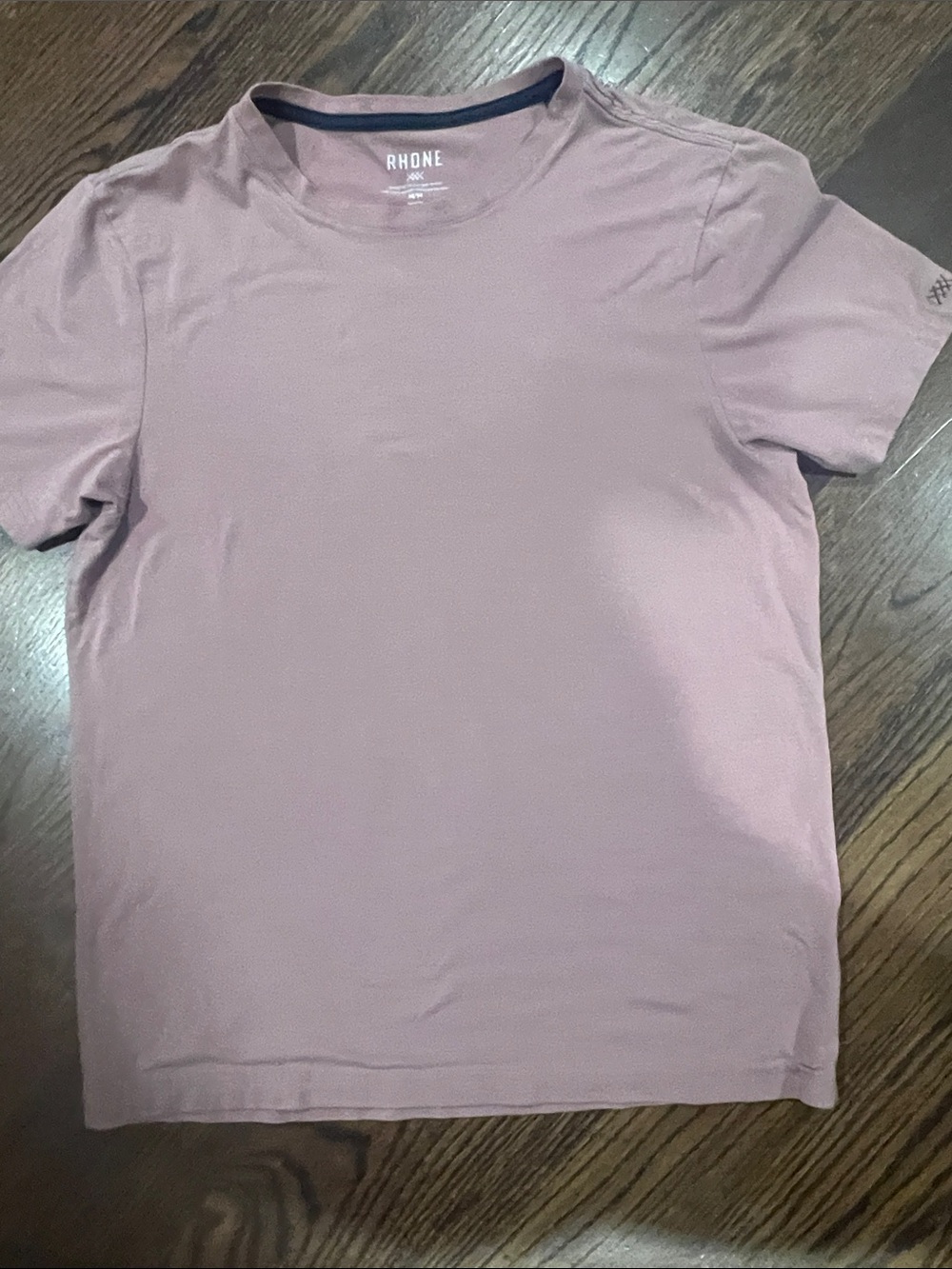 RHONE Men's Crew Neck Tee in Mauve